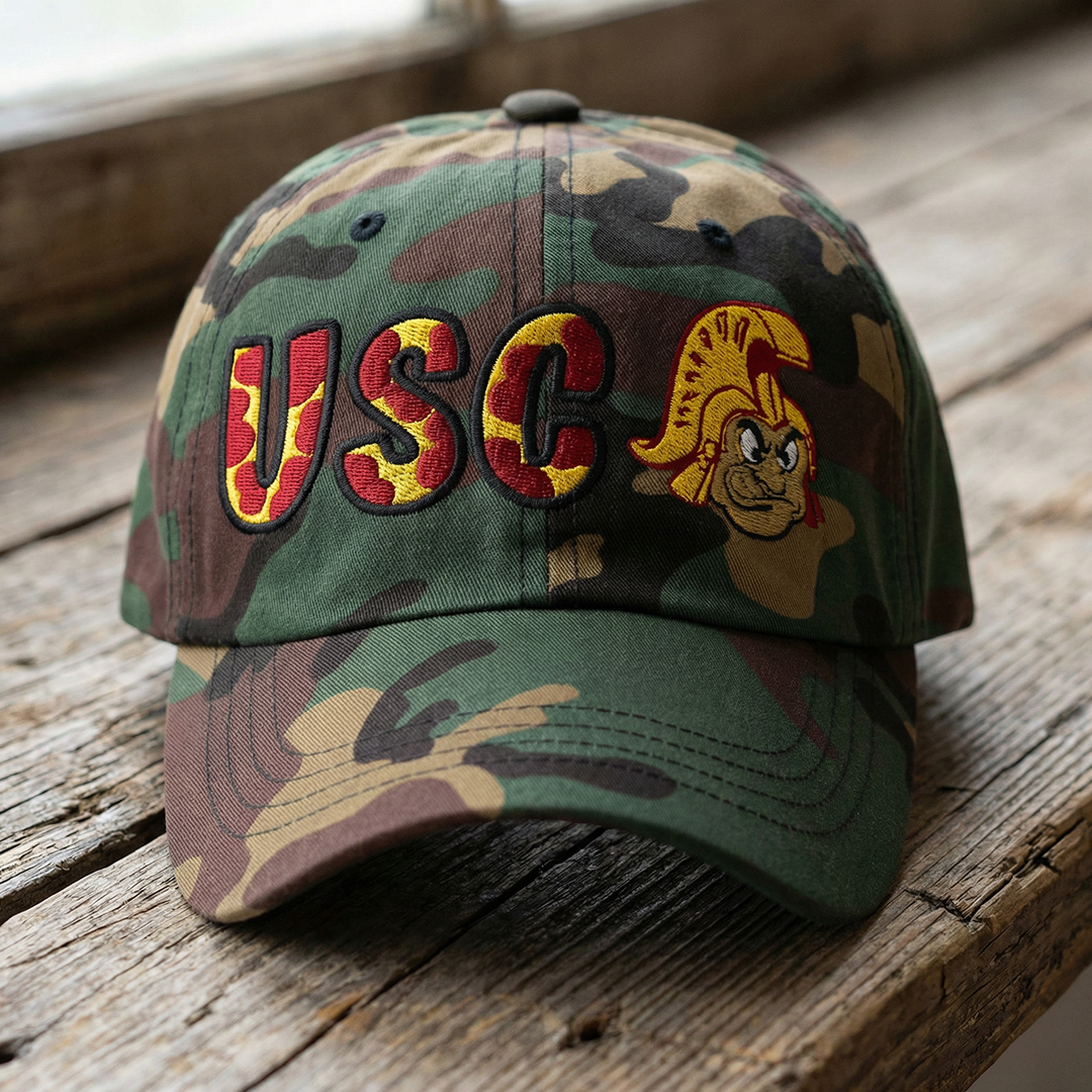 The City Collection USC Trojan Camo Patched Hat