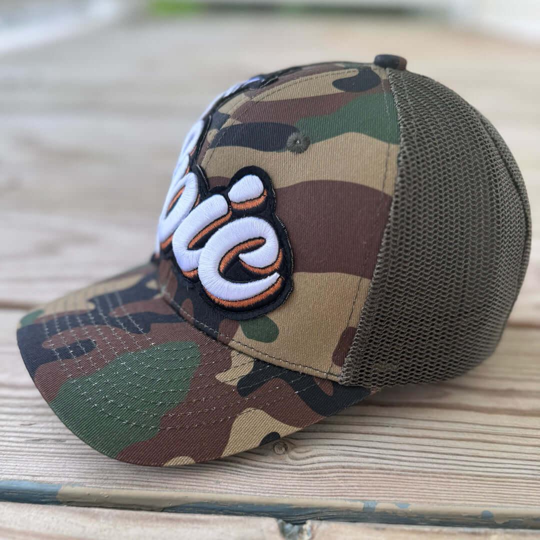 Be Epic Camo Patched Mid - Pro Snapback Trucker Cap - Rebel P Customs