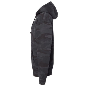 Chenille Dope Black Camo Patched Unisex Hoodie - Rebel P Customs