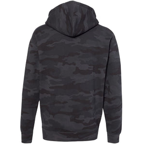 Chenille Dope Black Camo Patched Unisex Hoodie - Rebel P Customs