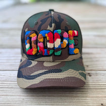 Chenille Dope Camo Patched Hat - Rebel P Customs