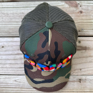 Chenille Dope Camo Patched Hat - Rebel P Customs