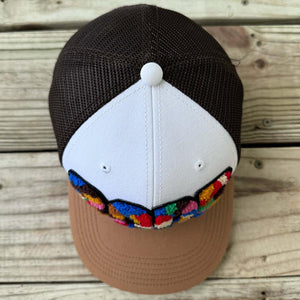 Chenille Dope Patched Mid - Pro Snapback Trucker Cap - Rebel P Customs
