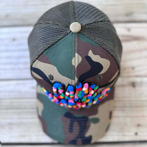 Chenille Game Changer Camo Patched Hat - Rebel P Customs
