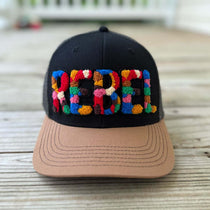 Chenille Rebel Patched Mid - Pro Snapback Trucker Cap - Rebel P Customs