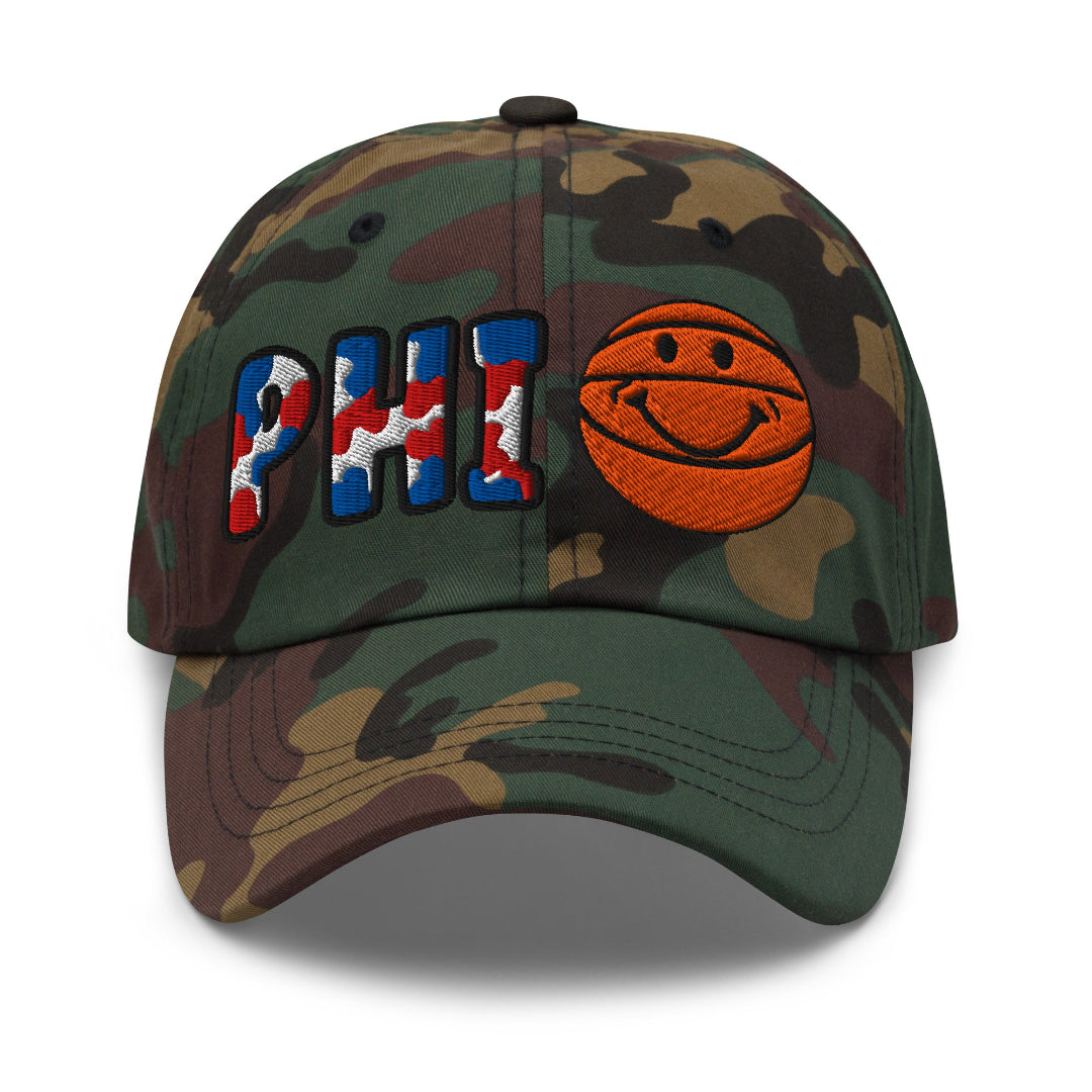 The City Collection PHI Basketball Patched Hat - Rebel P Customs 