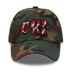 The City Collection CHI Basketball Camo Patched Hat - Rebel P Customs