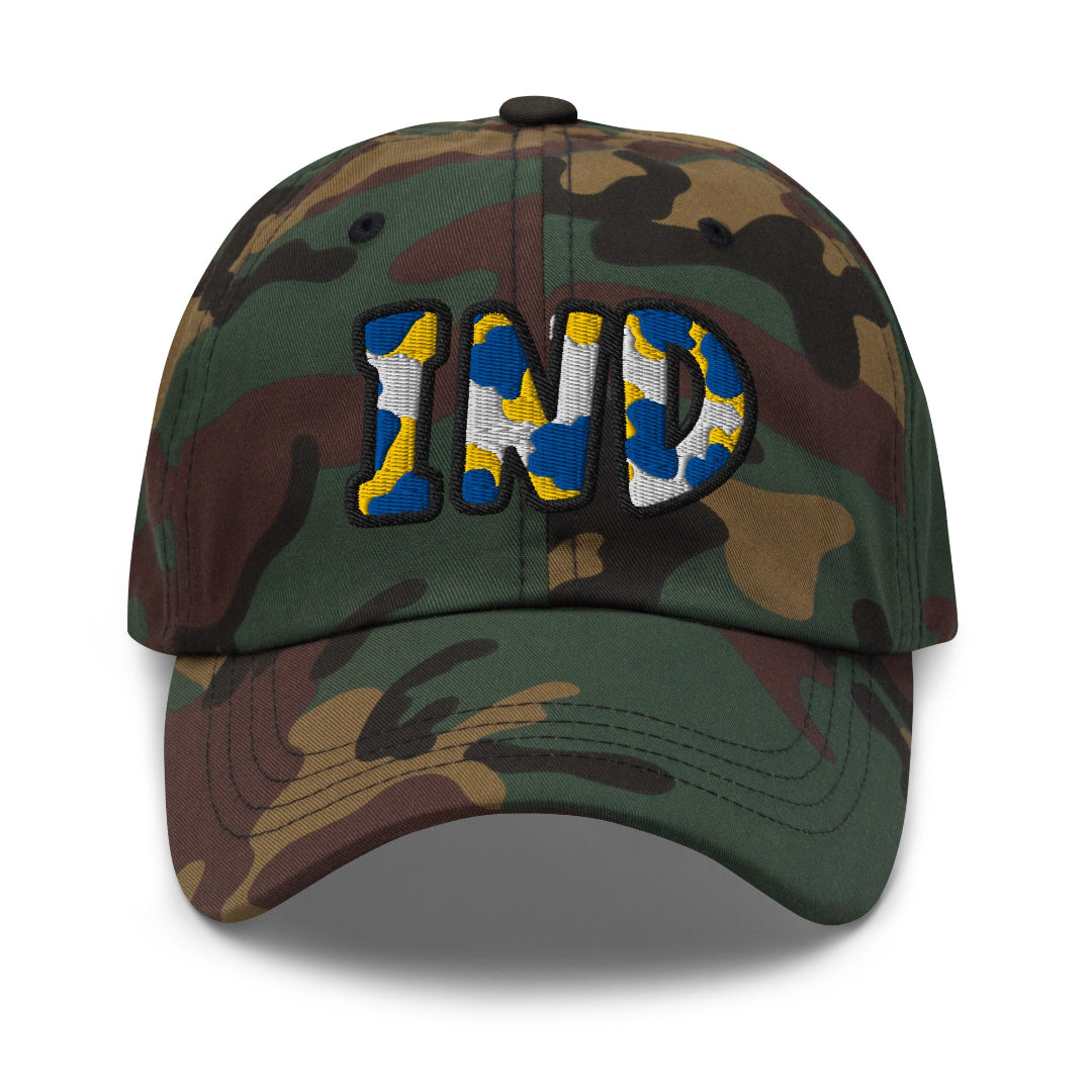 The City Collection IND Basketball Camo Patched Hat