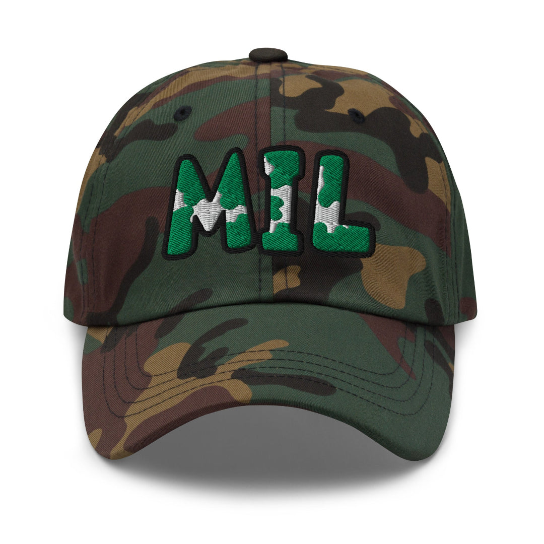 The City Collection MIL Camo Basketball Patched Hat