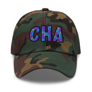 The City Collection CHA Basketball Camo Patched Hat - Rebel P Customs