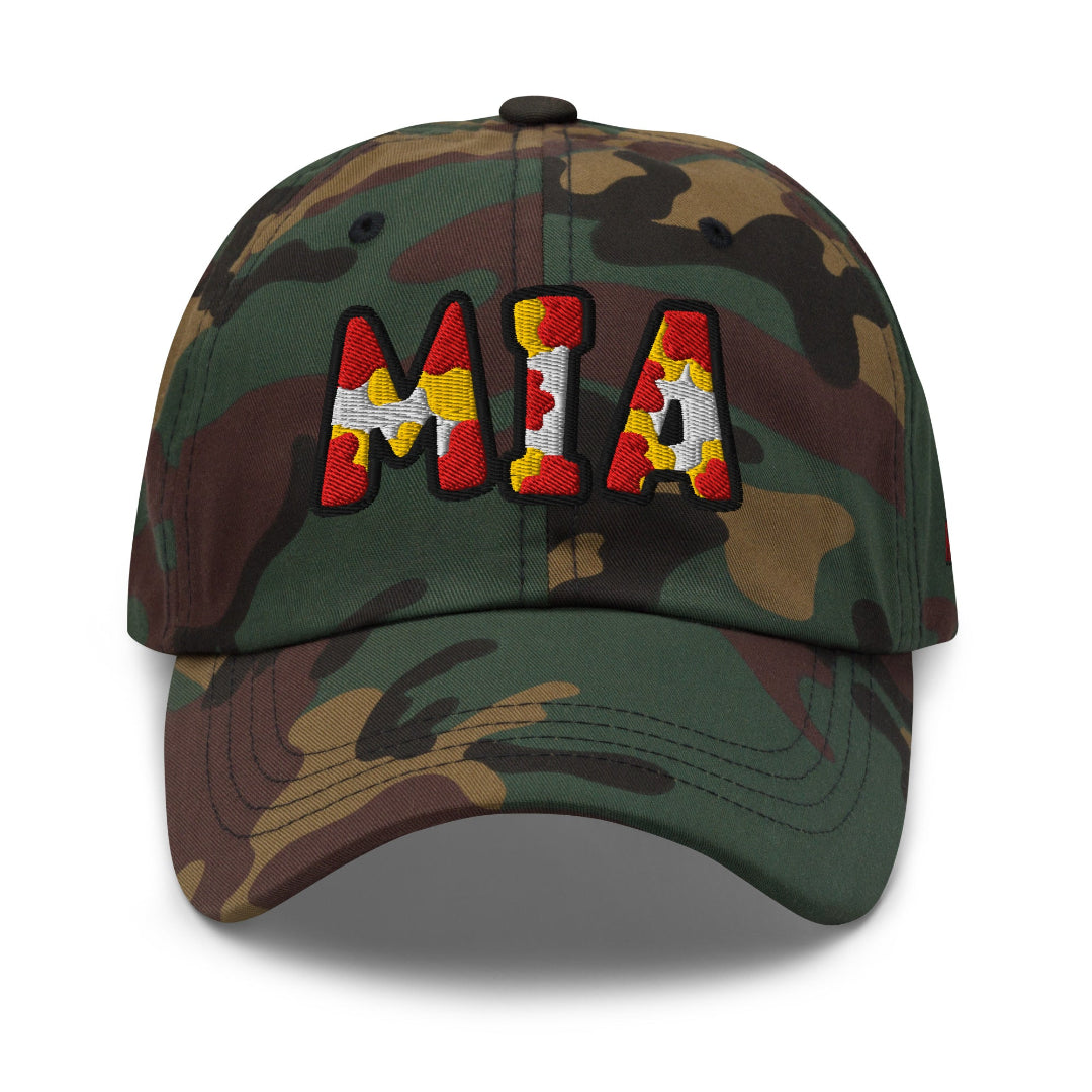 The City Collection MIA Basketball Camo Patched Hat - Rebel P Customs