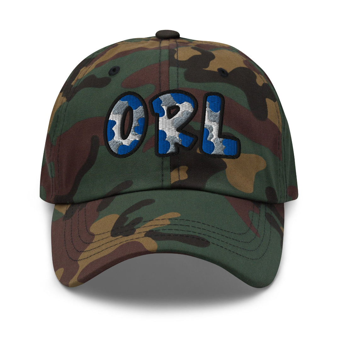 The City Collection ORL Camo Basketball Patched Hat - Rebel P Customs