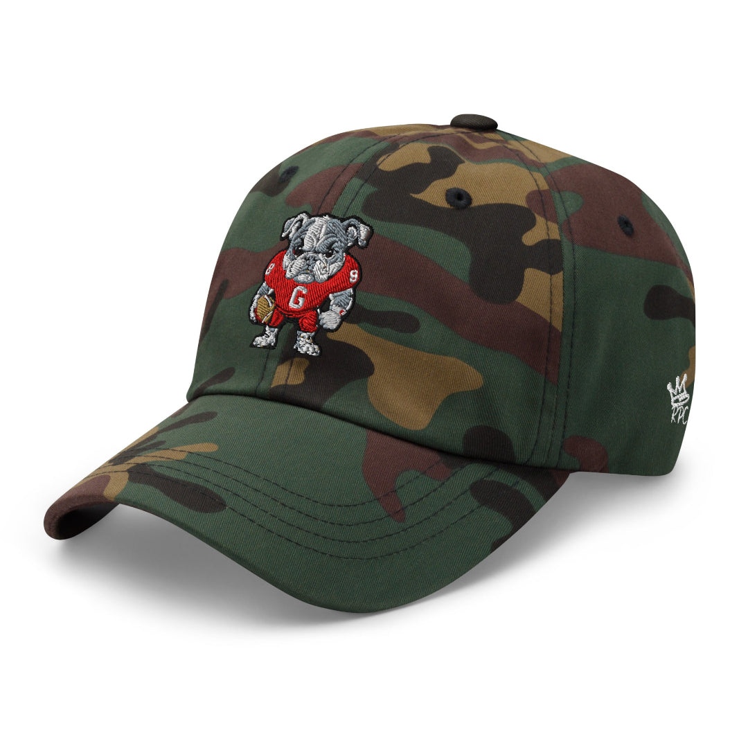 The City Collection UGA Bulldog Camo Patched Hat - Rebel P Customs