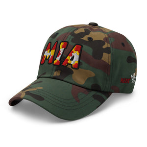 The City Collection MIA Basketball Camo Patched Hat - Rebel P Customs