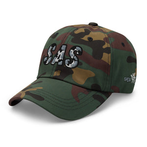 The City Collection SAS Basketball Camo Patched Hat - Rebel P Customs