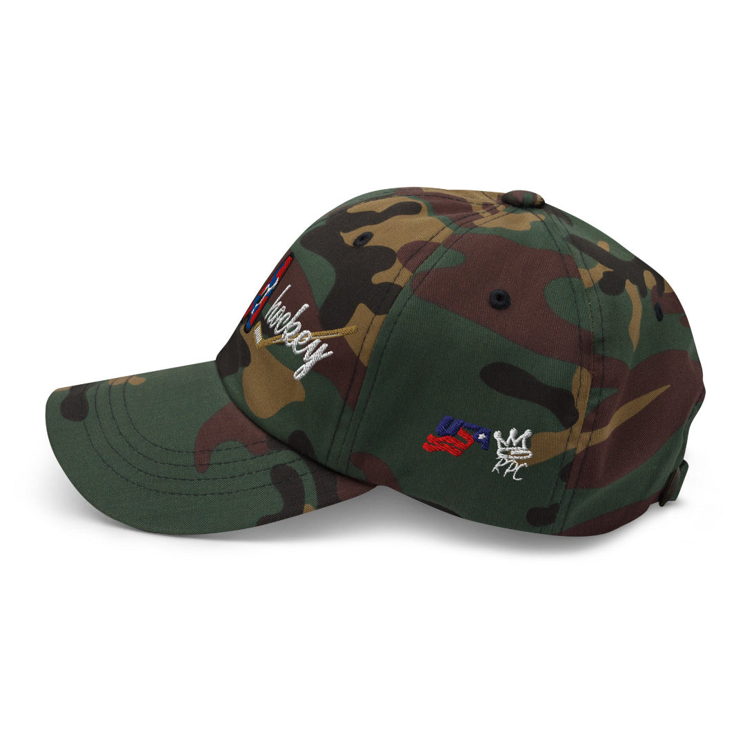 Team USA Hockey Camo Patched Hat - Rebel P Customs