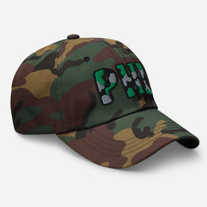 The City Collection PHI Football Camo Patched Hat - Rebel P Customs