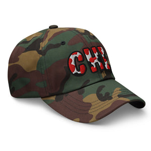 The City Collection CHI Basketball Camo Patched Hat - Rebel P Customs