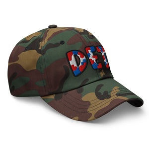 The City Collection DET Basketball Camo Patched Hat - Rebel P Customs