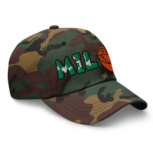 The City Collection MIL Camo Basketball Patched Hat