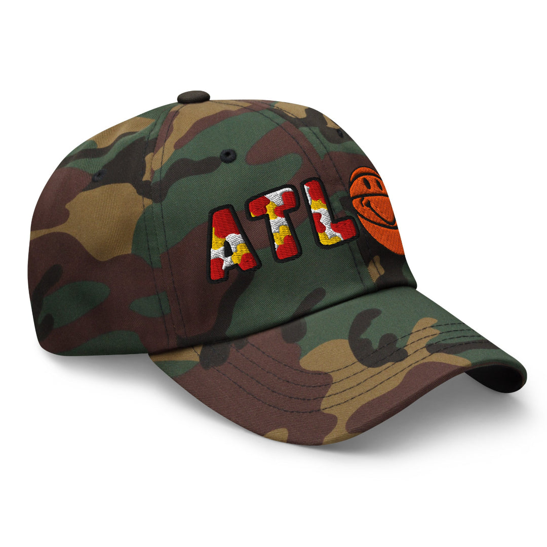 The City Collection ATL Basketball Camo Patched Hat