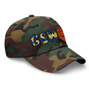 The City Collection GSW Basketball Camo Patched Hat - Rebel P Customs