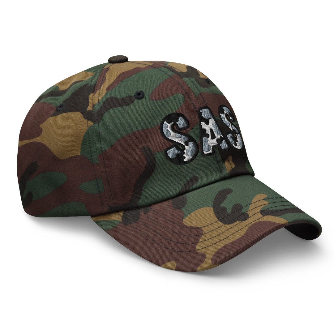 The City Collection SAS Basketball Camo Patched Hat - Rebel P Customs