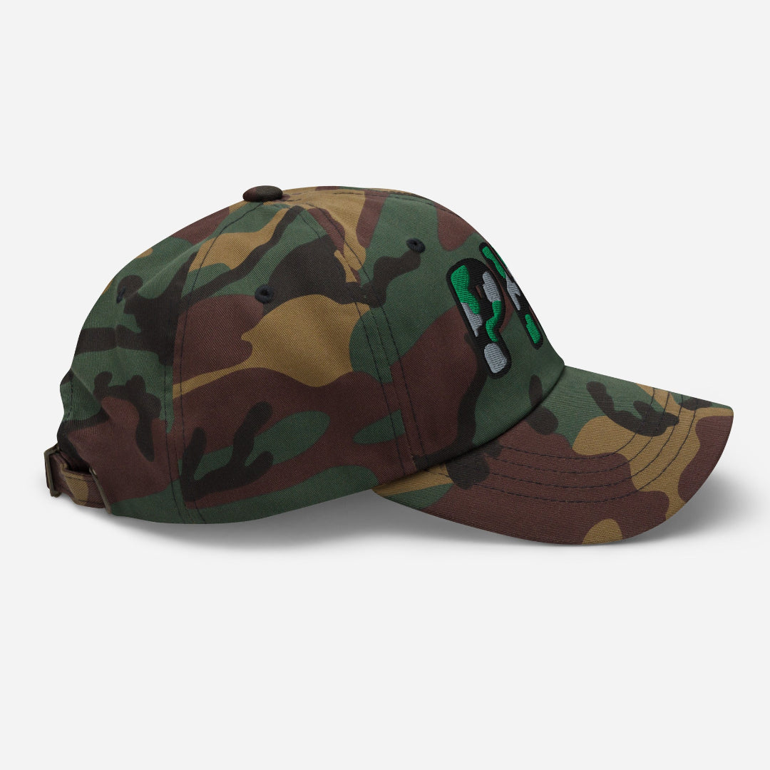 The City Collection PHI Football Camo Patched Hat - Rebel P Customs