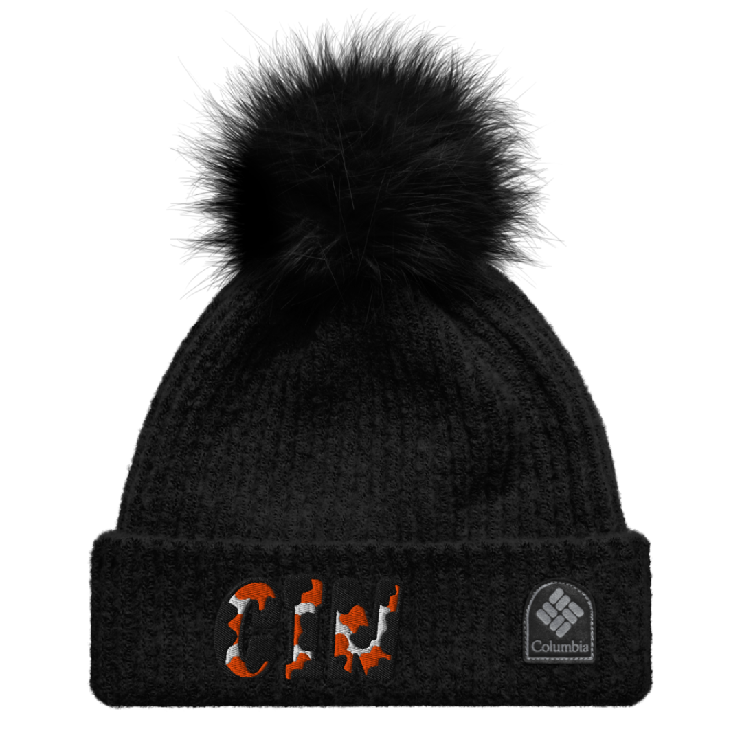 The City Collection CIN Football Patched Beanie