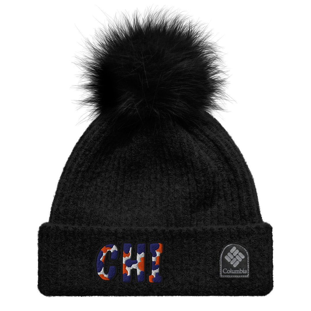 The City Collection CHI Football Patched Beanie