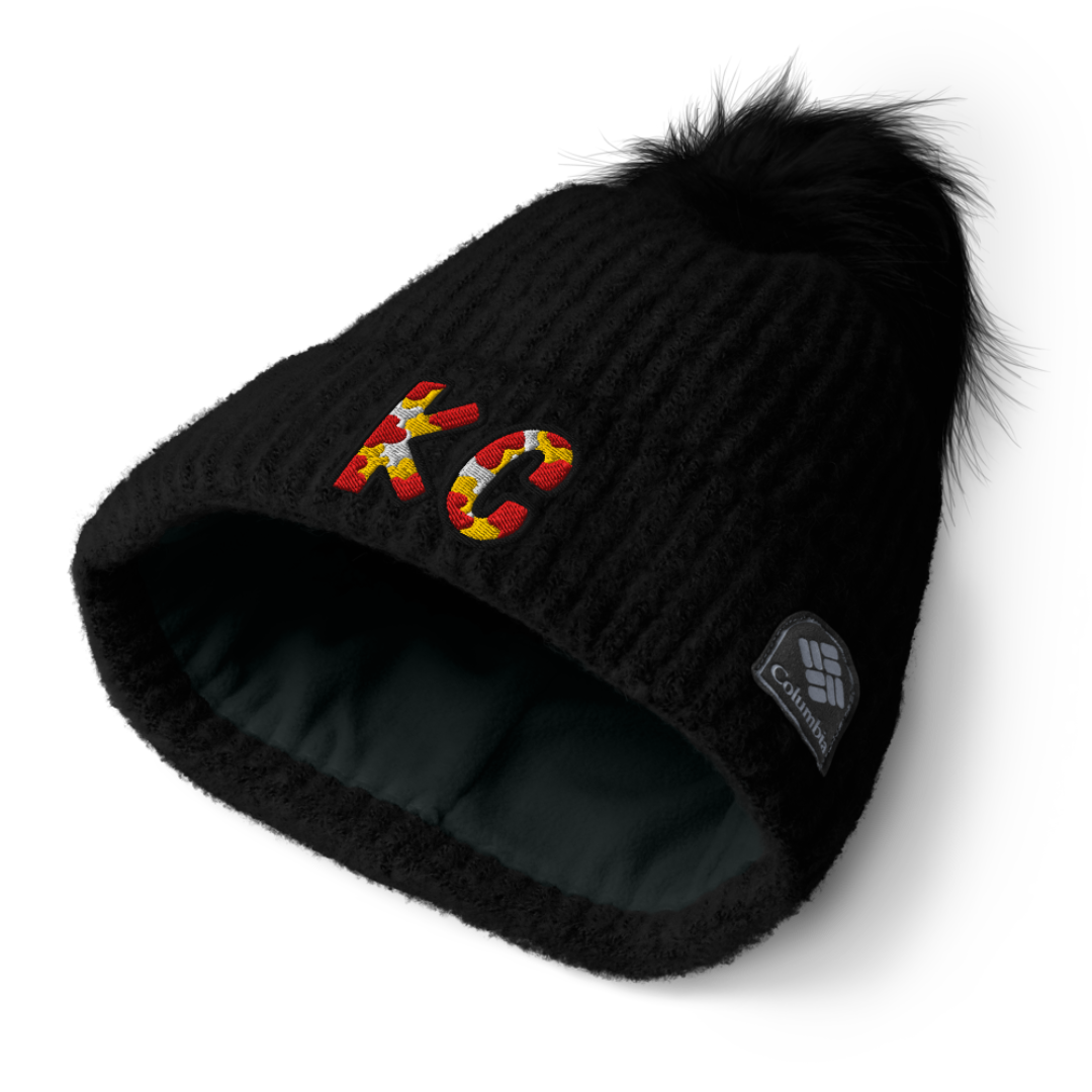 The City Collection KC Football Patched Beanie