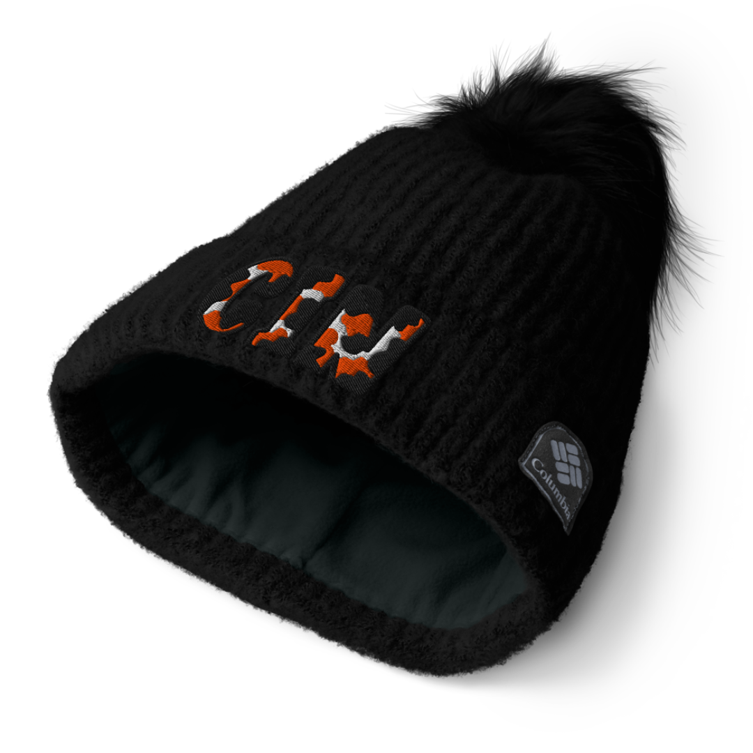 The City Collection CIN Football Patched Beanie