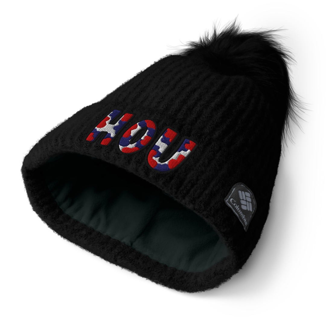 The City Collection HOU Football Patched Beanie