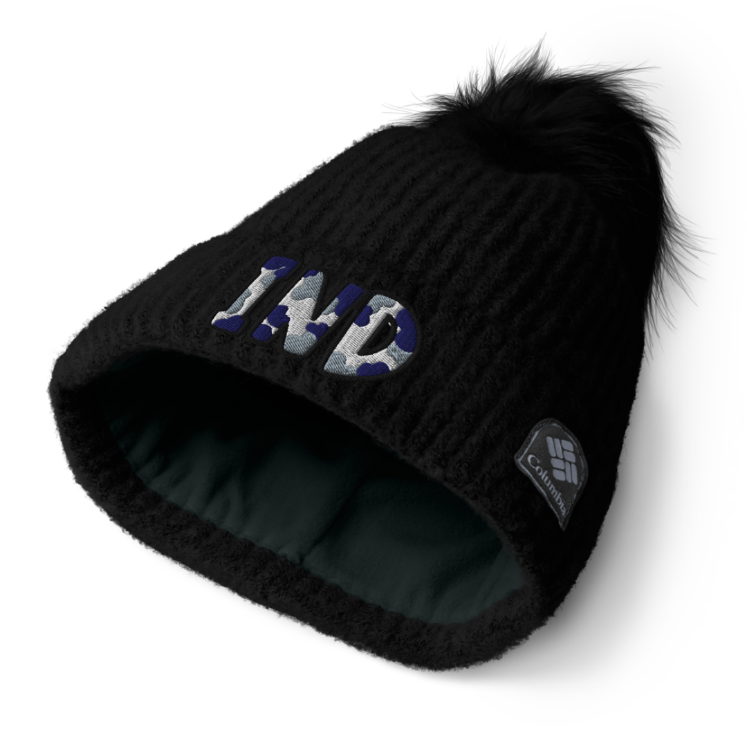 The City Collection IND Football Patched Beanie