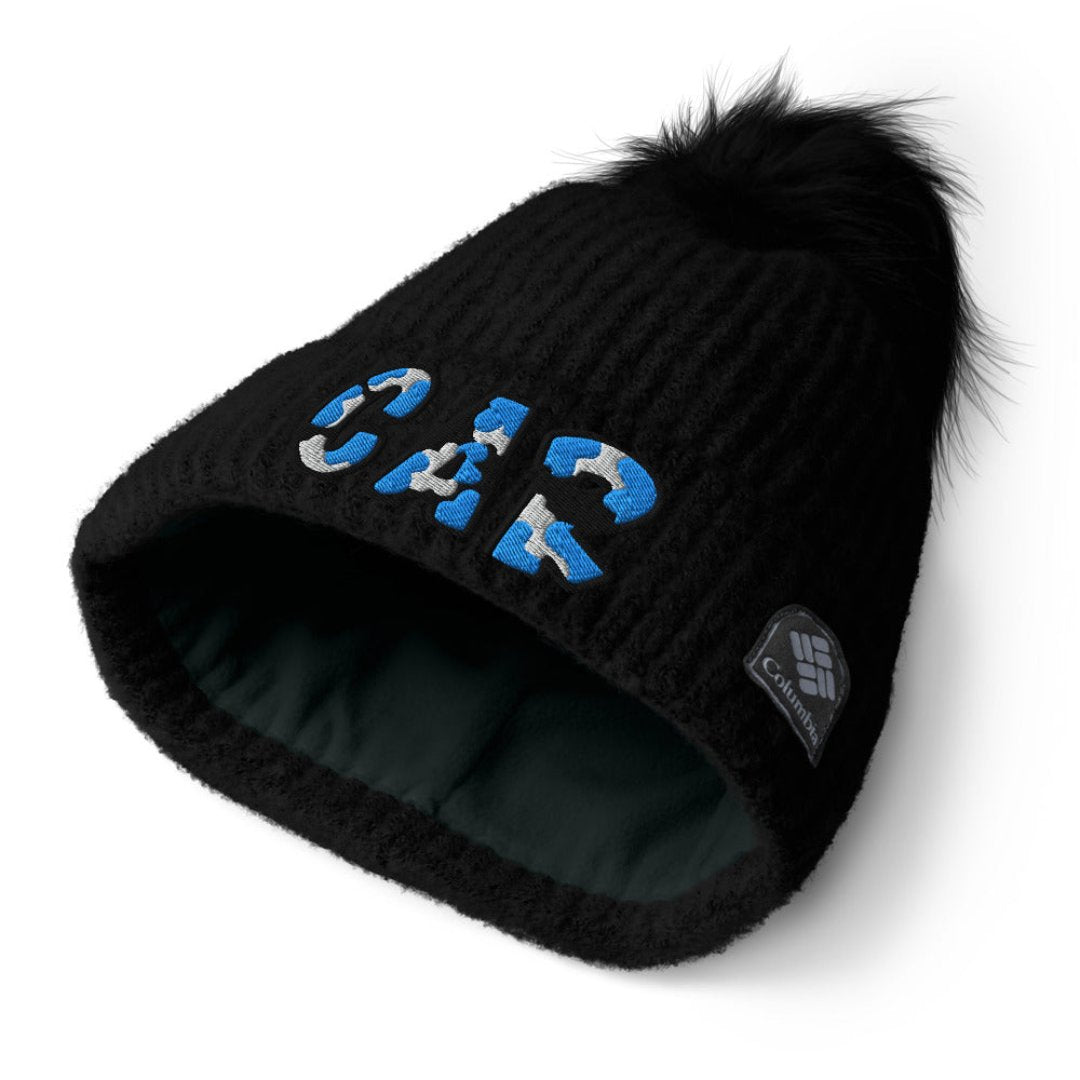 The City Collection CAR Football Patched Beanie