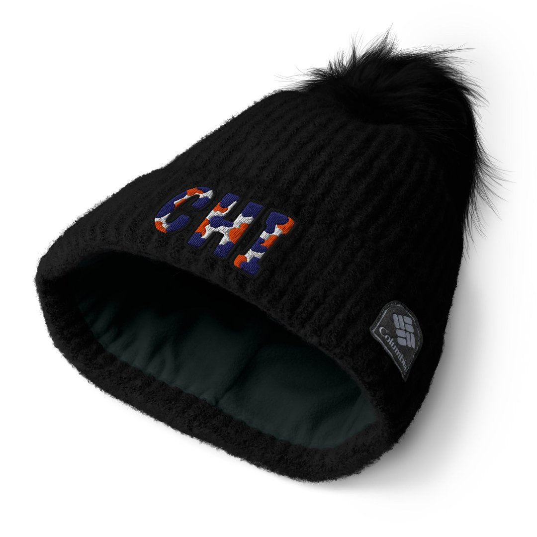 The City Collection CHI Football Patched Beanie