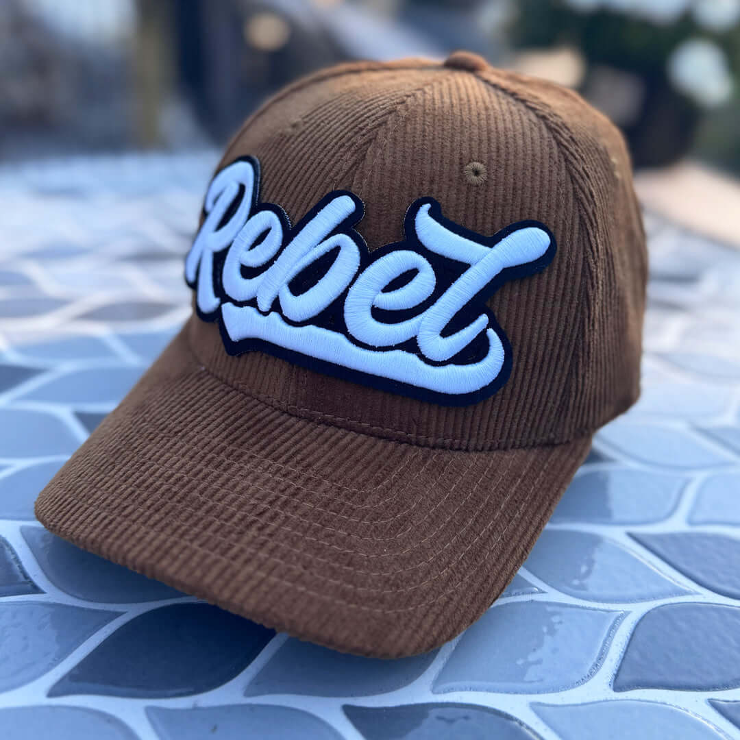 Rebel Glow In The Dark Patched Low Profile Structured Corduroy Hat
