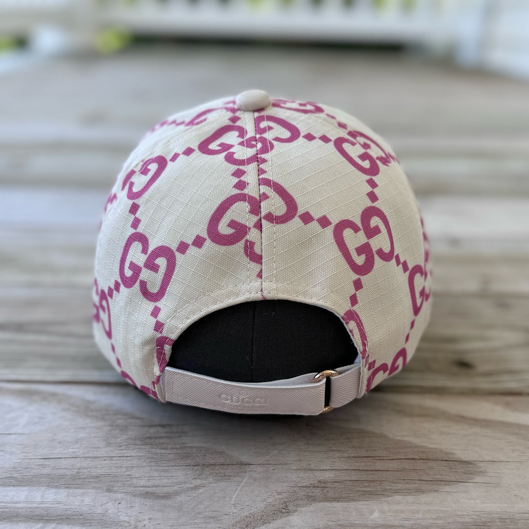 Limited Edition Custom NY Pink Crystal Applique Hat