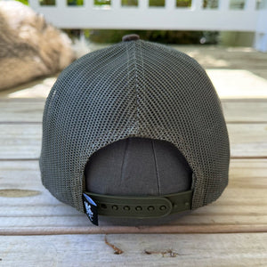 Custom Beaded Chameleon Crystal Applique New York Camo Hat - Rebel P Customs