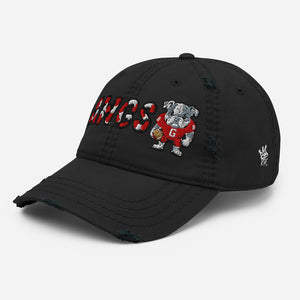 The City Collection GO DAWGS Bulldog Patched Hat - Rebel P Customs