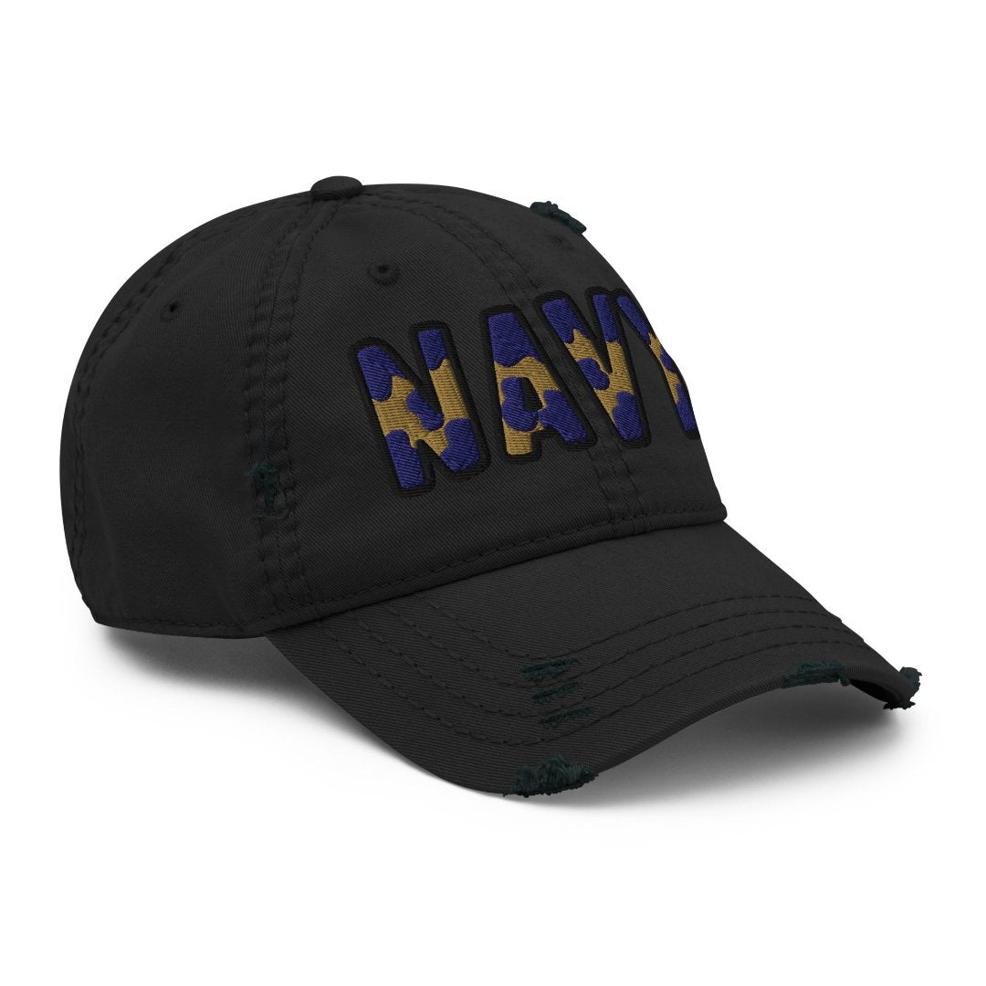 The City Collection NAVY Patched Hat