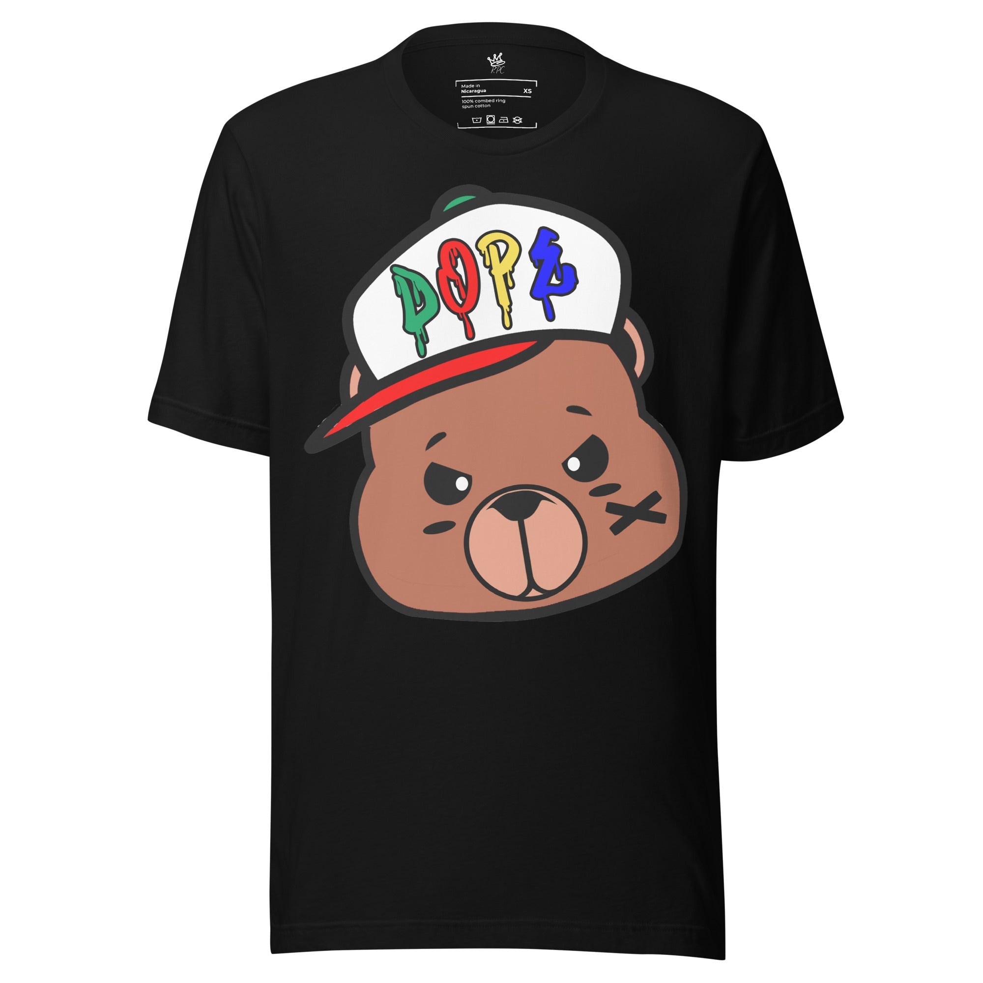 Dope Bear Unisex Black T Shirt - Rebel P Customs