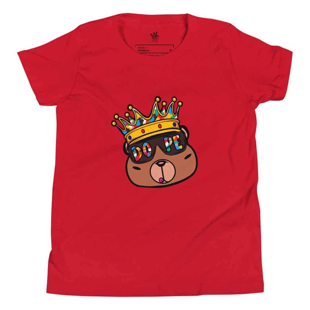 Dope Bear Unisex Youth T-Shirt - Rebel P Customs