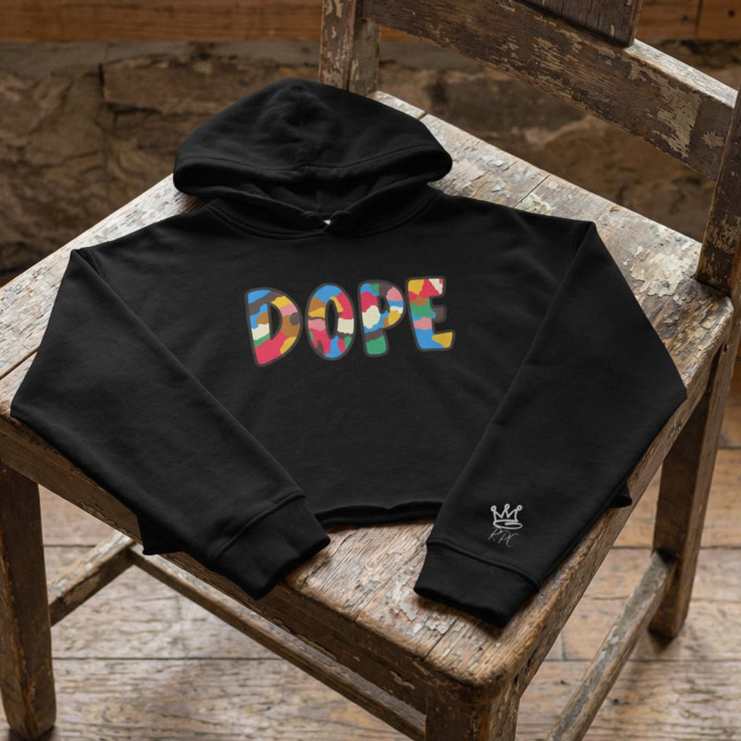 Dope Cropped Hoodie - Rebel P Customs