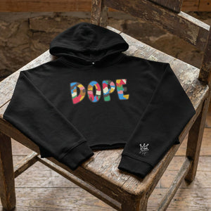 Dope Cropped Hoodie - Rebel P Customs
