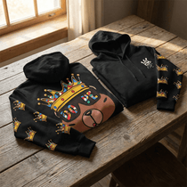 Dope Crown Bear Unisex Hoodie - Rebel P Customs