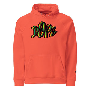 Dope Graffiti Unisex Eco Raglan Hoodie - Rebel P Customs