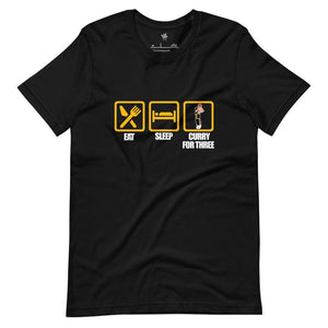 Eat Sleep Curry For Three Unisex T-shirt - Rebel P Customs