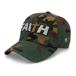 Faith Camo Patched Hat - Rebel P Customs