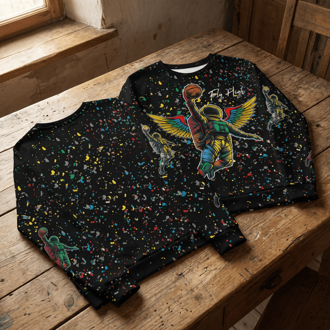 Fly High Unisex Sweatshirt - Rebel P Customs